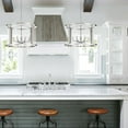 thumbnail image 4 of Crystorama Libby Langdon for  Devon 6 Light Polished Nickel Lantern - 24'' W x 15.12'' H, 4 of 8