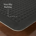 thumbnail image 6 of MARTHA STEWART Mira Modern Heathered Solid Anti-Fatigue Air-Infused Kitchen Mat, Brown, 19.6"x39", 6 of 8