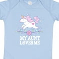 thumbnail image 4 of Inktastic My Aunt Loves Me Unicorn Girls Baby Bodysuit, 4 of 5