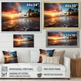 thumbnail image 4 of Designart "Beach Photo Sunset Charm XIV" Nautical & Beach Canvas Print, 4 of 5
