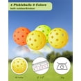 thumbnail image 3 of Set de pickleball NQV con red del tamaño de media cancha de 10 pies y 4 palas, 3 of 3