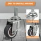 thumbnail image 3 of Ruedas giratorias de 5 uds. De 1 pulgada, ruedas giratorias de alta resistencia, ruedas para muebles, 3 of 6