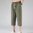 thumbnail image 2 of Kureaily Men's Casual Sporty Capri Pants For Everyday Wear, 2 of 9
