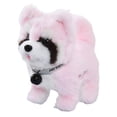 thumbnail image 4 of Juguete de peluche de perro eléctrico que camina, que habla, canta y brilla. Rosa, 4 of 9