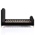 thumbnail image 4 of Furniture of America Gatsby Fabric Panel Bed, Black, King, 4 of 10