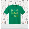 thumbnail image 2 of Shop4Ever Shamrock Green Clovers St. Patrick's Day Toddler's Cotton T-Shirt 4T Green, 2 of 6