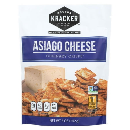  Doctor Kracker Crackers Asiago Cheese Case Of 6 5 Oz 