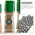 thumbnail image 2 of NICEXMAS 20Pcs Decorative Black Round Labels Stickers for Spice Bottles Kitchen Use, 2 of 5