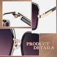 thumbnail image 3 of Sunier Oversized Square Polarized Sunglasses for Women Fashion Shades for Women, 3 of 6