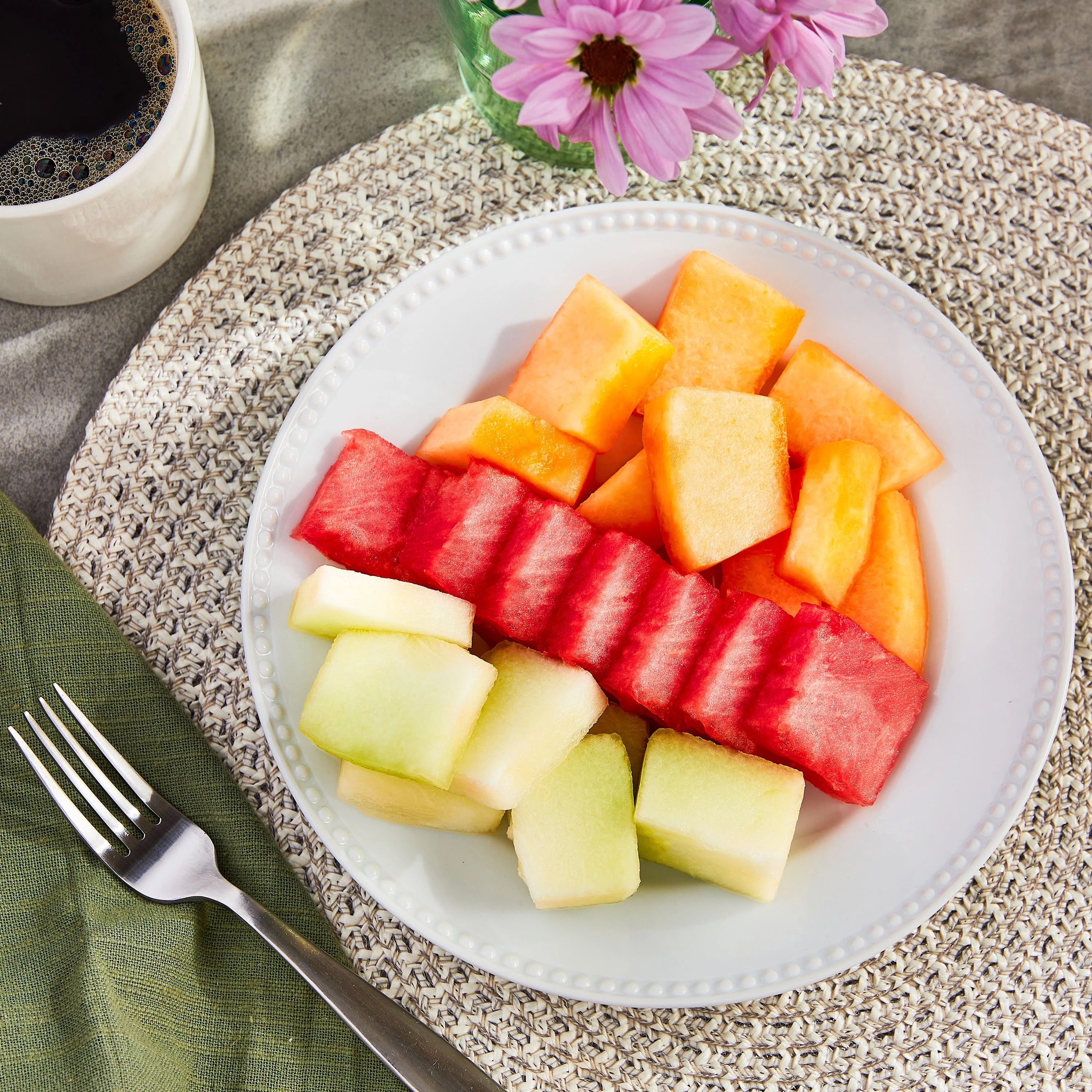 Marketside Melon Trio, 16 oz, Pre-Cut (Fresh)
