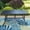 Black-60" x 35", variant on SUMMIT LIVING 60" x 36" Rectangle Metal Outdoor Patio Dining Table for 6, Wood-Grain Patio Table with Umbrella Hole