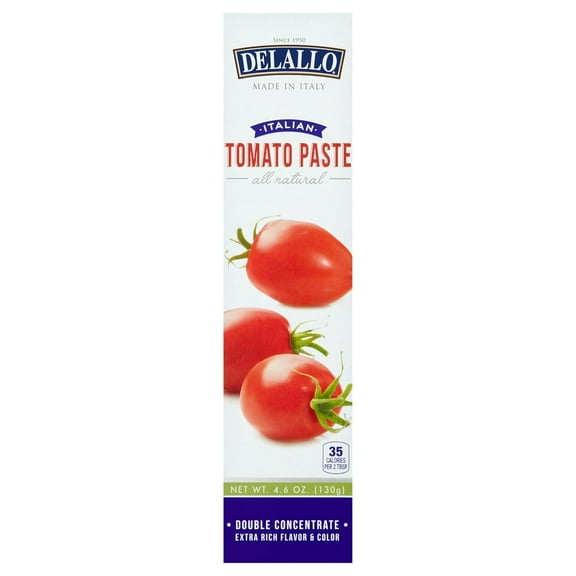 Pack of 12, Delallo Tomato Paste, 4.6 oz