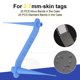 thumbnail image 3 of Etiqueta de piel de doble cara Eliminador de verrugas de lunares de piel Herramienta para el cuidado de la piel de la cara (Azul) Likrtyny Cuidado Belleza, 3 of 9