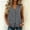 Dark Gray, variant on Womens Summer V Neck Wrap Tank Tops Halter Tops for Women Suit Vest Casual Cotton Knit Top Cotton Linen Gauze Wrap Top Side Tie Tops for Women Women Wrap Top Black S