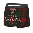 thumbnail image 2 of Kll Wonderful Time Christmas Men'S Cotton Boxer Briefs Underwear-Medium, 2 of 9