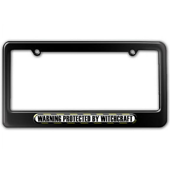 Protected By Witchcraft License Plate Frame
