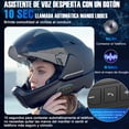 thumbnail image 4 of WEAGP Auricular Bluetooth para Motocicleta con Micr&oacute;fono, Auricular de Comunicaci&oacute;n para Motocicleta con Intercomunicador Bluetooth 5.0 IP67 Impermeable Puede Conectar Dos Dispos, 4 of 7