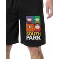 thumbnail image 2 of South Park Mens' Square Print Stan Kyle Cartman Kenny Sleep Pajama Shorts, 2 of 6