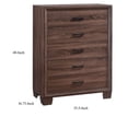 thumbnail image 5 of Brandon 5-drawer Chest Medium Warm Brown, 5 of 5