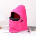 thumbnail image 4 of Thermal Neck Warm Full Face Ski Mask Hood Cap Kids Winter Fleece Balaclava Hat Boys Girls Children Cap (pink), 4 of 7