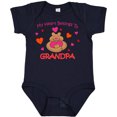 thumbnail image 3 of Inktastic Heart Belongs to Grandpa Girls Baby Bodysuit, 3 of 5