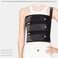 thumbnail image 2 of Single-Shoulder Adjustable Rib & Thoracic Spine Support Brace - Post-Surgery Compression Band for Fracture Recovery, Custom Fit Stabilizing Chest Strap with Durable Material & Easy Application, 2 of 5