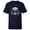 Navy, variant on Star Wars The Mandalorian Season 3 N-1 Starfighter Grogu - Short Sleeve T-Shirt for Kids - Customized-Athletic Heather