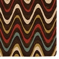 thumbnail image 3 of Linon Trio Mouzi Hand Tufted Polyester 5'x7' Rug in Brown, 3 of 7