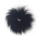 thumbnail image 5 of Señuelo ligero de pelo sintético para atar moscas, fibra peluda duradera. Negro, 5 of 9