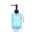 thumbnail image 4 of Unique Bargains 1 Pc Elegant Soap Pump Dispenser for Bathroom 11.15oz Blue Black, 4 of 6