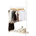 thumbnail image 1 of yeacher HOME ORGANIZER Multifunctional Clothing Rack Steel Rod Hanging Clothes, 1 of 8