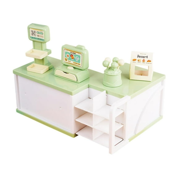 Kokiya Dollhouse Miniature Register Fun 1:12 Scale for Baby Kids 3 Years Old Green