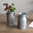 thumbnail image 6 of Retro Decorative Pitcher Vases Rustics Farmhouse Vases for Flowers Metal Milk Kettle for Home,Bathroom Kitchen Decors, 6 of 9