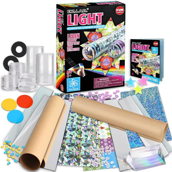 Kit de caleidoscopio FUN KIDZ para gemelos, haz el tuyo propio con Prism Kids de 8 a 12 años