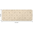 thumbnail image 7 of Beige Sun Moon Planet Star Pattern Kitchen Rug Mat,Kitchen Runner Rugs Non Skid Washable,Decorative Kitchen Floor Mats for Kitchen,Sink,Laundry,17"x47.2", 7 of 7