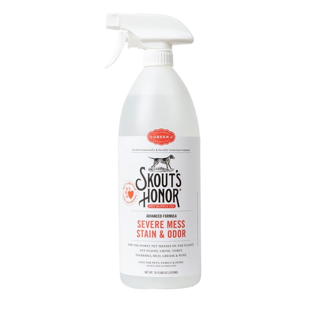 SKOUT'S HONOR: Manchas y olores severos - Fórmula avanzada DOG 35 oz. - NUEVO