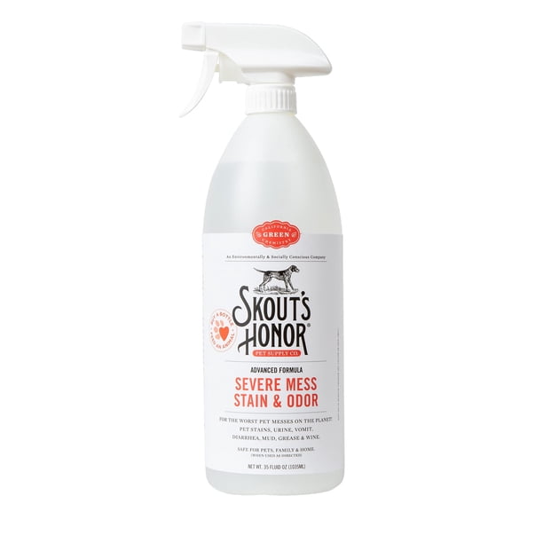 SKOUT'S HONOR: Manchas y olores severos - Fórmula avanzada DOG 35 oz. - NUEVO