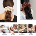 thumbnail image 5 of Banda para el cabello para mujer con rizo de seda grande, rizo de seda satinada, gran ganancia, gasa suave, rizo lindo, 5 of 5