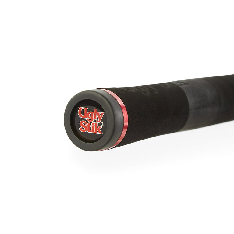 Ugly Stick Carbon Series Baitcasting Rod And Reel Combo Black/Red RIGHT  HAND