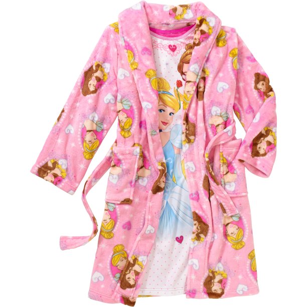 Disney Princess Girls' Character Sleepwear Robe and Gown Gift Set