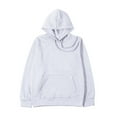 thumbnail image 3 of BLOCLOALO 2 Piece Lounge Set Long Sleeve Pullover Hoodie Sweatshirts Solid Color Sweater Casual Suit Sportswear Long Sleeved Trousers Two Set Jogger Sets Drawstring Pants Comfortable Sets White M, 3 of 4