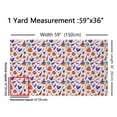 thumbnail image 3 of Homewish Kawaii Pumpkin Lantern Fabric by the Yard 2 Yard,Halloween Witch Hat Room Decor Fabric by the Yard,Purple White Orange Fabric for Sewing For Girls Boys,Super Cozy Room Decor, 3 of 6