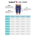 thumbnail image 7 of BALEAF Womens 12" Long Shorts Knee Length Cotton Bermuda Athletic Shorts Sweat Casual Lounge Walking Summer Blue XL, 7 of 7