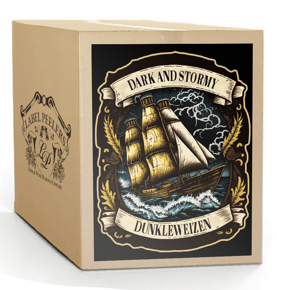 Label Peelers Dark and Stormy Dunkleweizen Beer Kit - Extract