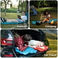 thumbnail image 5 of AIRELAX Backpacking Sleeping Pad, Ultralight Portable Sleeping Mat for Camping Tent, Car Traveling, Hiking, Backpacking, Waterproof 60s Inflation Camping Pad - Lake Blue, 5 of 8