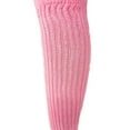 thumbnail image 5 of Long Cotton Lightweight Slouch Socks for Women Shoe Size 5 to 10 6 Pairs (Pink), 5 of 12