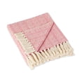 thumbnail image 2 of Design Imports CAMZ10376 Diamond Stitch Throw - Rose, 2 of 10