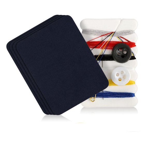 ETEREAUTY 20Pcs Patches Stickers for Jeans Back Glue Kit for Sewing and Clothing Decoration