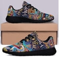 thumbnail image 3 of Louisiana Happy New Year Pelican Shoes Sneakers for Women Men Black Size 5, 3 of 7