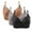 Noir, variante sur SUWHWEA Soutien-Gorge pour Femmes, 2 Pcs Soutien-Gorge Imprimé pour Femme, Rassemblé, Grande Taille, Soutien-Gorge Quotidien Sans Armatures
